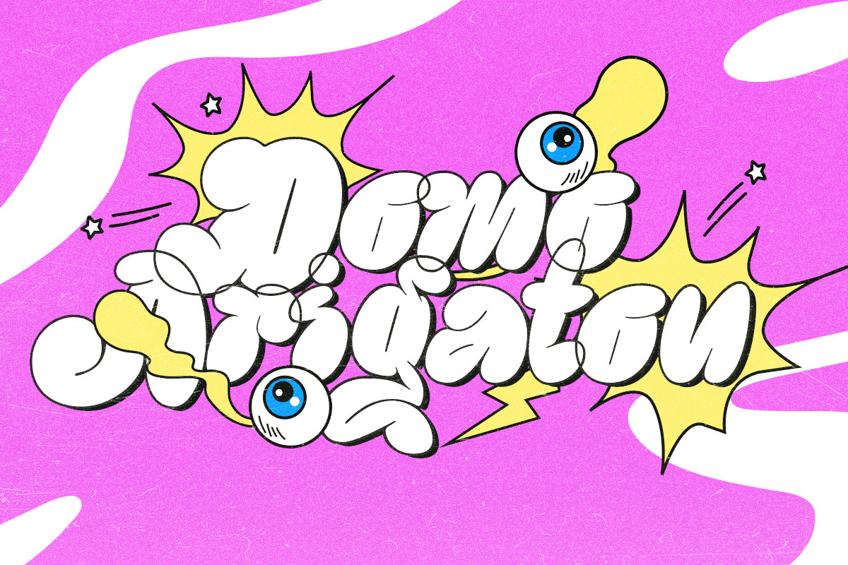 Fancy Quotes - Bubble Display Font, a Handwritten Font by Letterhend Studio (Photo 9 of 13)