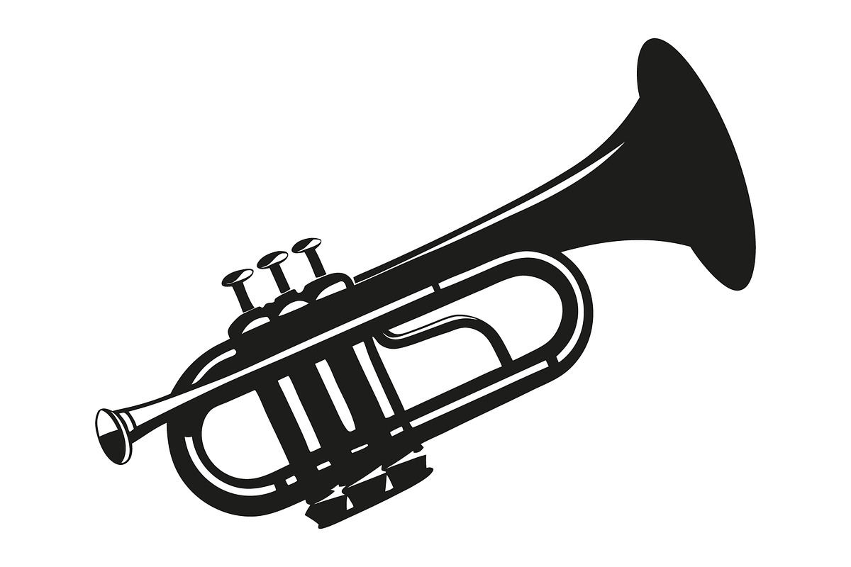 A classic trumpet linework vector, an Object Graphic by Billah Hub (Photo 3 of 3)