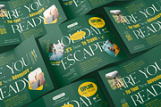Travel Trifold Brochure, a Brochure Template by Designsoul14 (Thumbnail 5 of 5)