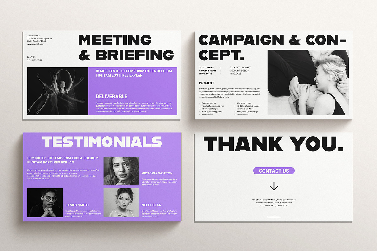 Media Press Kit Presentation, a Presentation Template by E-Type (Photo 5 of 5)
