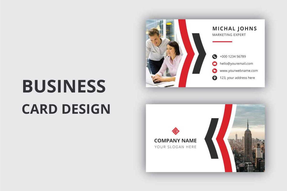 Corporate Business Card Design, a Business Card Template by Pixel Pro (Photo 1 of 4)