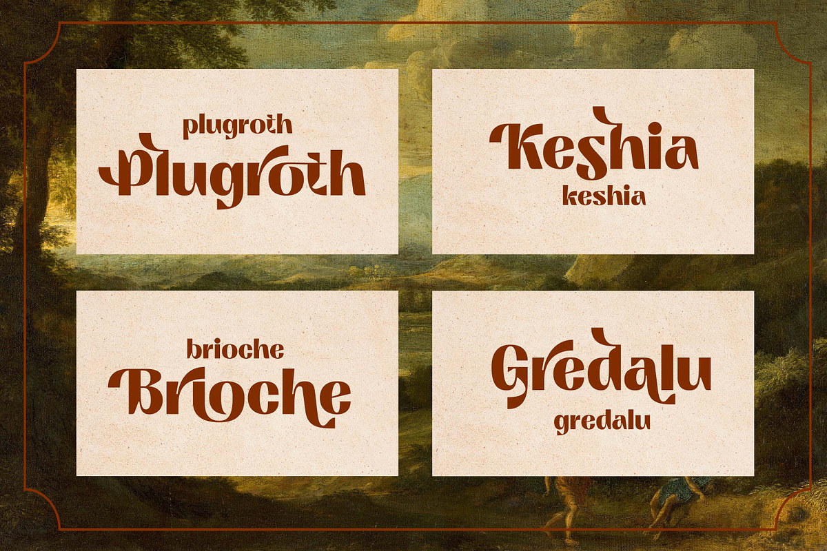 Brown Bridge | Art Deco Display Font, a Sans Serif Font by Ekahermawan (Photo 8 of 15)