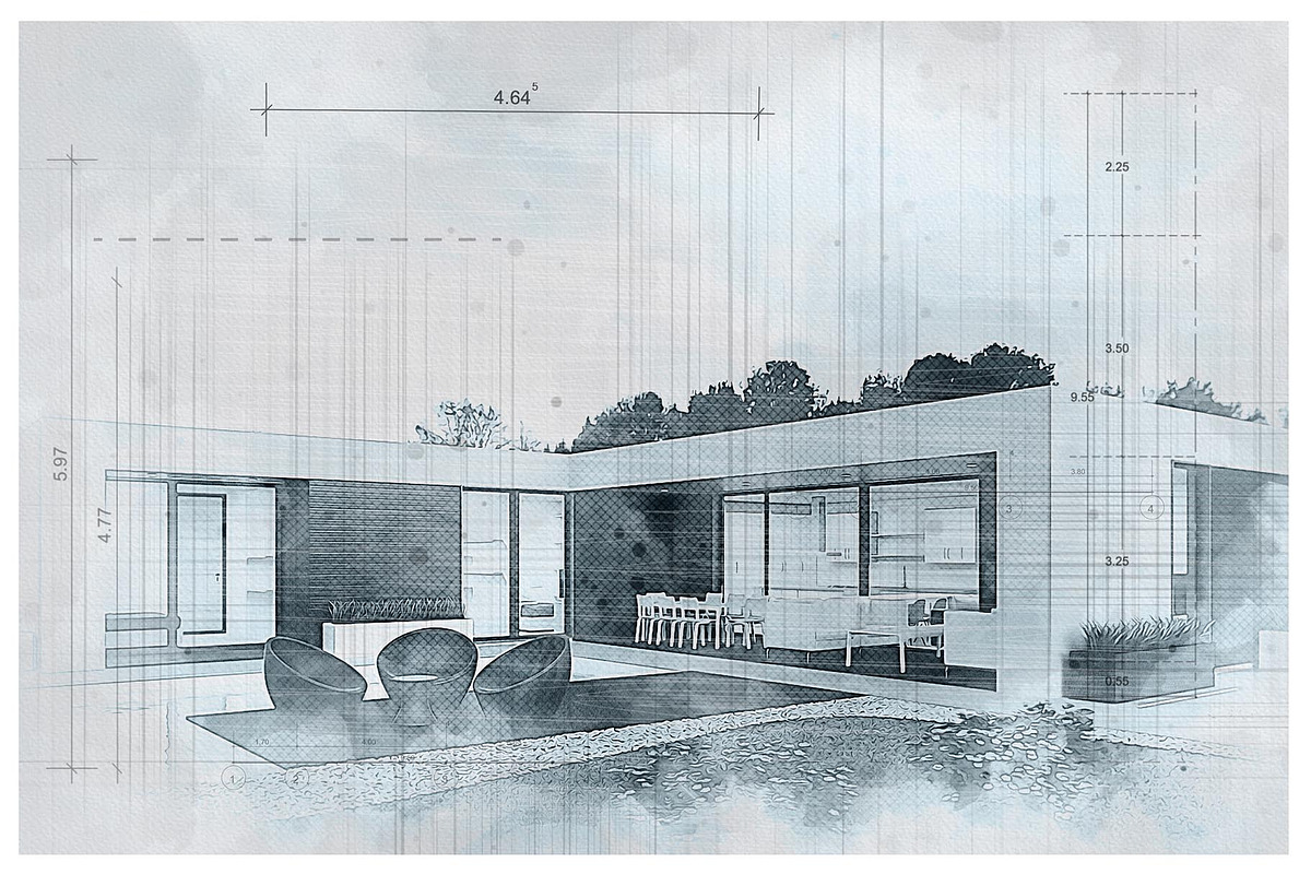 House Concept Sketch Art Effect, an Action Add-On by MRI STUDIO (Photo 20 of 29)