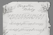 Forgotten Melody Font + EXTRAS, a Script Font by AnMark (Thumbnail 8 of 14)