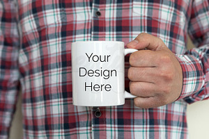 Male Mug Mock Up JPEG ONLY