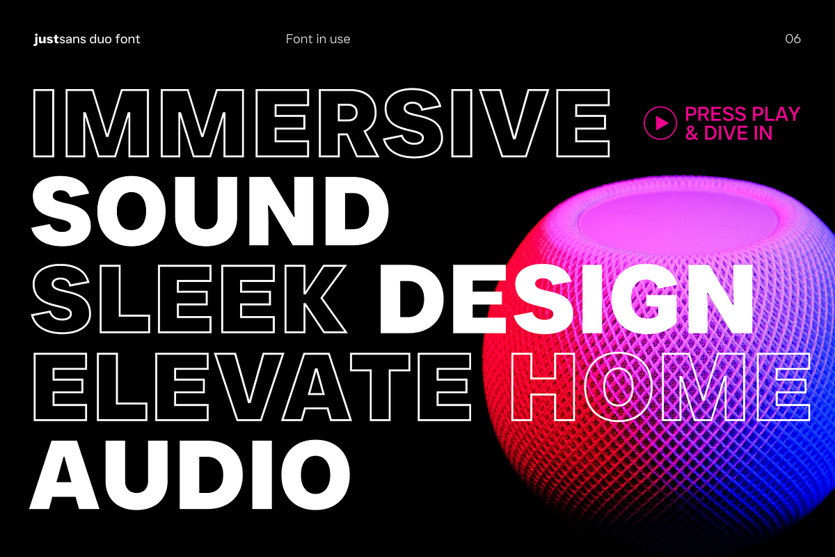 JUST Sans Font Duo — Clean + Outline, a Sans Serif Font by JUST Creative (Photo 6 of 13)