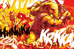 Savage Sword - Angry Brush Comic SFX