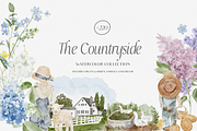 Cottage spring farm kids watercolors, an Animal Illustration by Grace Noboa Illustrations (Thumbnail 1 of 28)