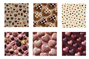 Sweet Valentine Digital Paper, an Illustration by Designworld (Thumbnail 2 of 4)
