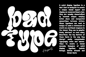 Weird Better - Display Typeface