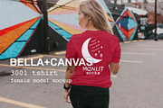 Women's Bella Canvas 3001 Back, a Shirt Mockup by Moonlit Mocks (Thumbnail 1 of 6)