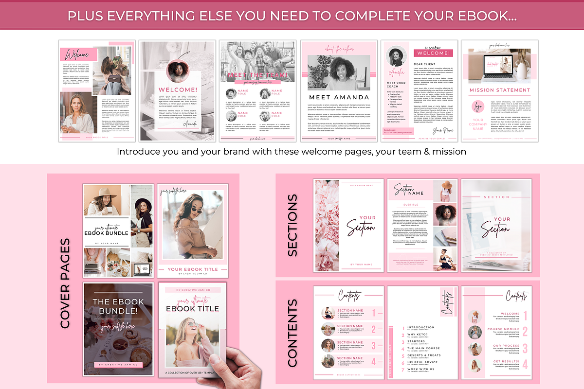 eBook & Workbook Bundle! 140 Pages, a Marketing Template by Templatables (Photo 8 of 10)