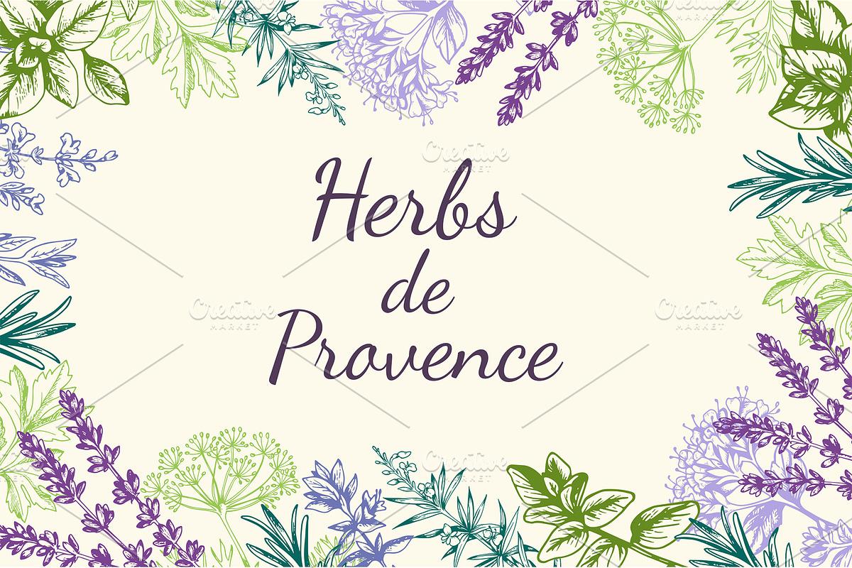 Vintage Provencal Herbs., a Food Illustration by Artspace (Photo 1 of 4)