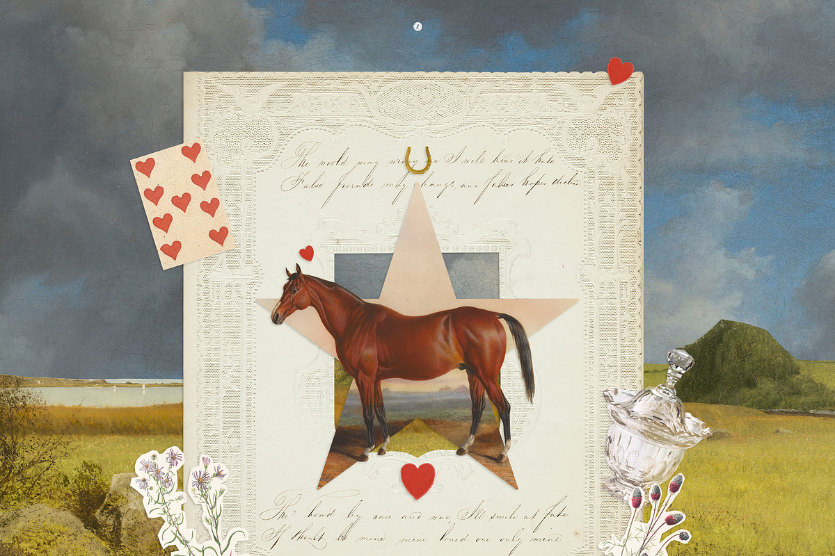 Horses - Mixed Media Collage Kit, an Object Graphic by Freezerondigital (Photo 8 of 14)