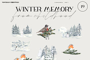 Winter memory Christmas, a Seasonal Illustration by LiChu Art (Thumbnail 12 of 30)