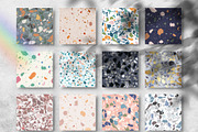 30 Modern Terrazzo Seamless Patterns, a Texture Illustration by Olesia_ig (Thumbnail 6 of 6)