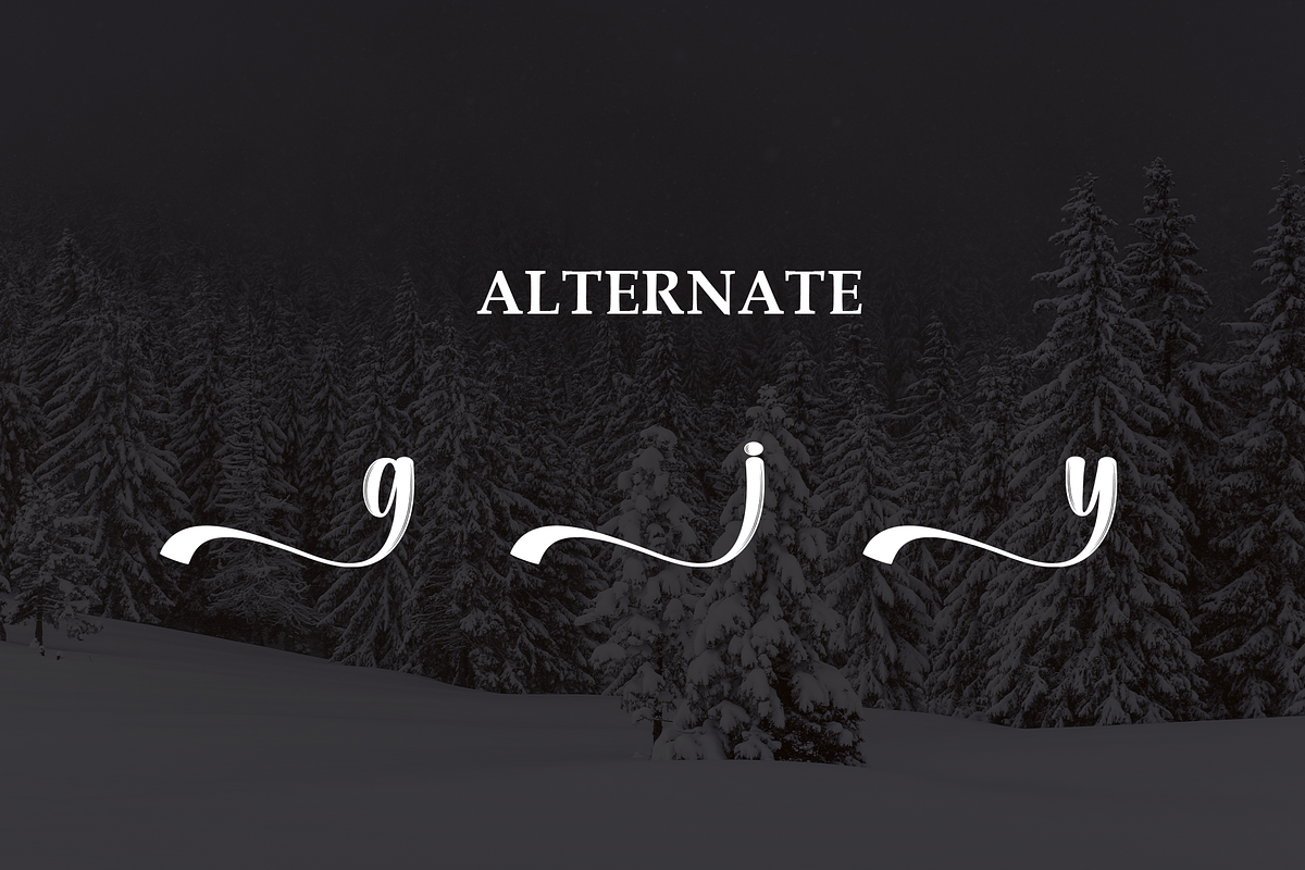 Snowly | Script Font, a Handwritten Font by Scratchones (Photo 8 of 9)