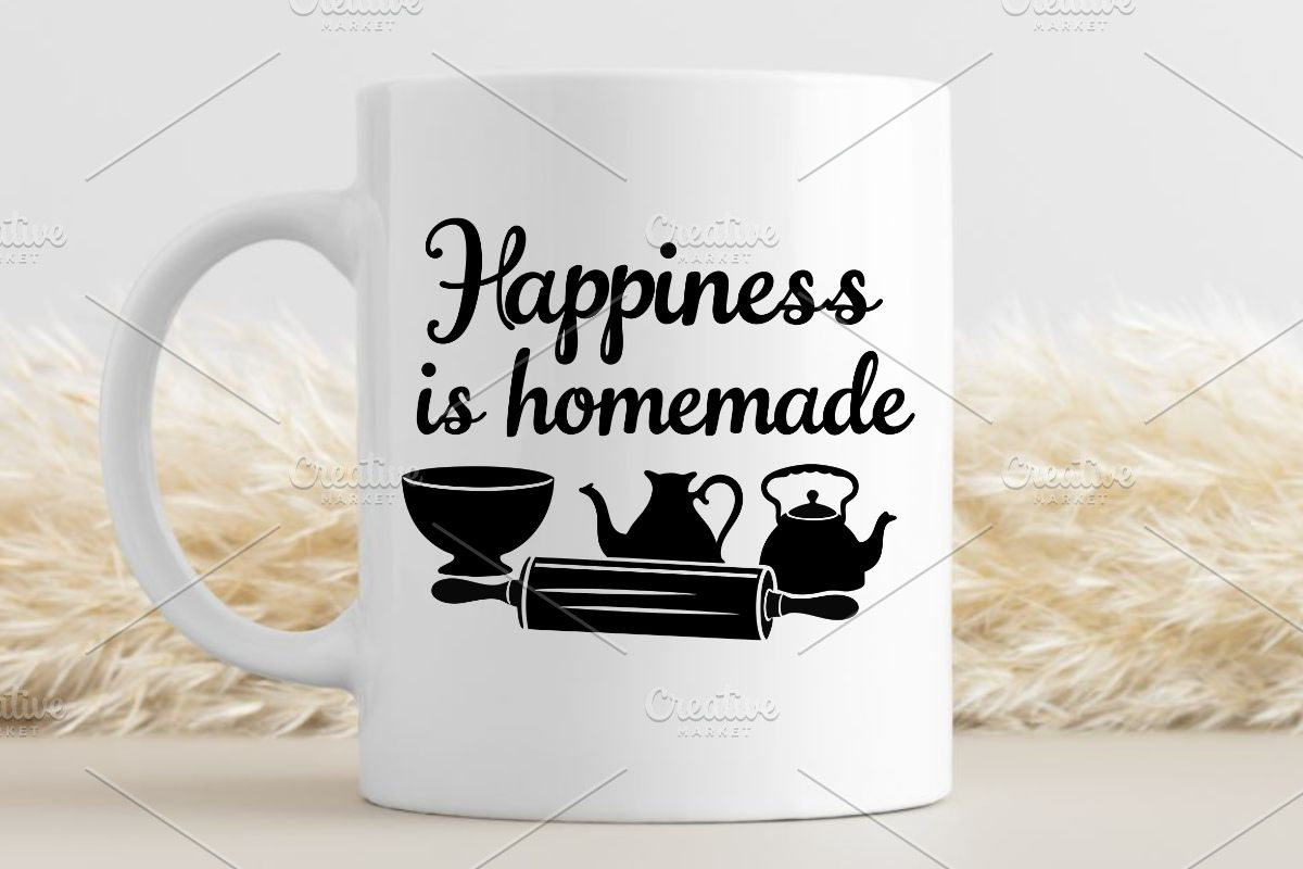 Happiness is Homemade SVG, an Illustration by Awieee1 (Photo 3 of 4)