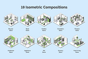 Retail Stores Interior Shop Concept, an Object Graphic by 35lab (Thumbnail 2 of 7)