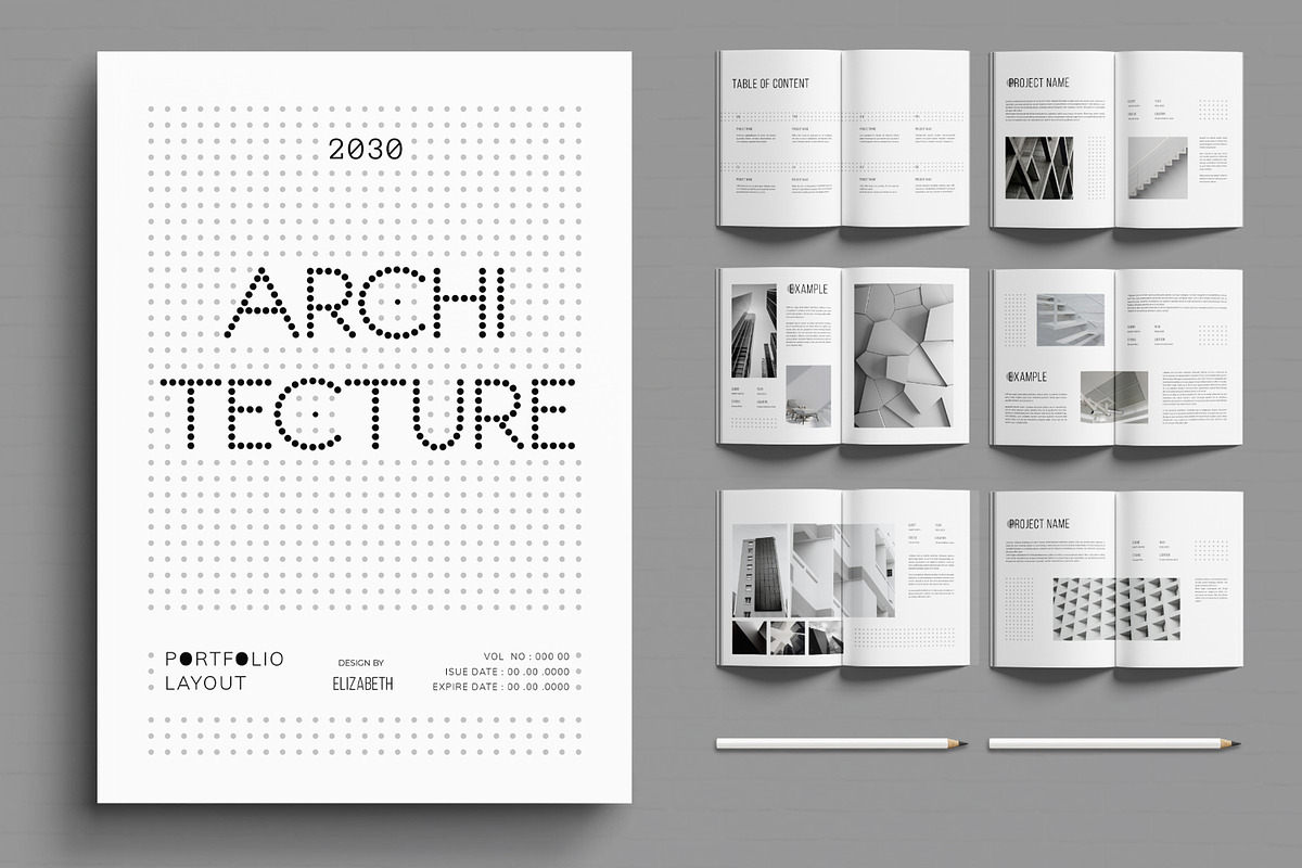 Architecture Portfolio Layout, a Magazine Template by MightyDesign (Photo 1 of 6)