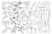 Witchcraft & Occult Vector, an Object Illustration by Elena Mykhailenko (Thumbnail 2 of 7)