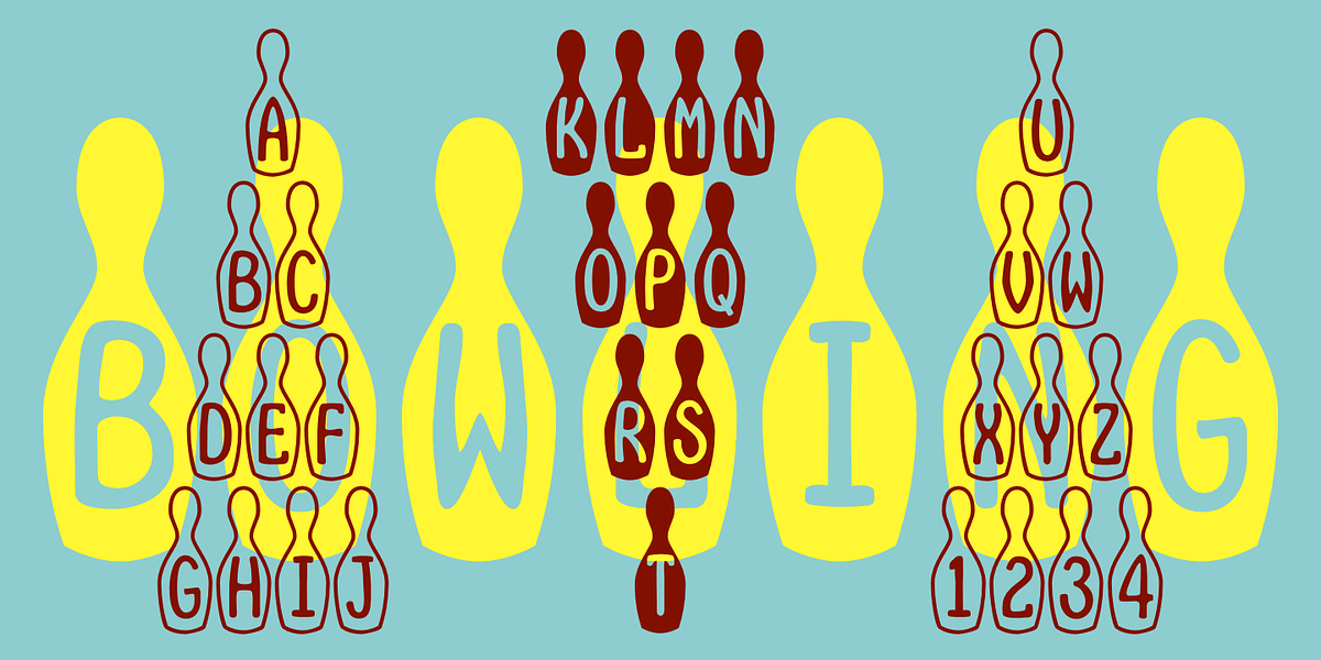 Bowling, a Symbol Font by Ingrimayne Type (Photo 1 of 4)