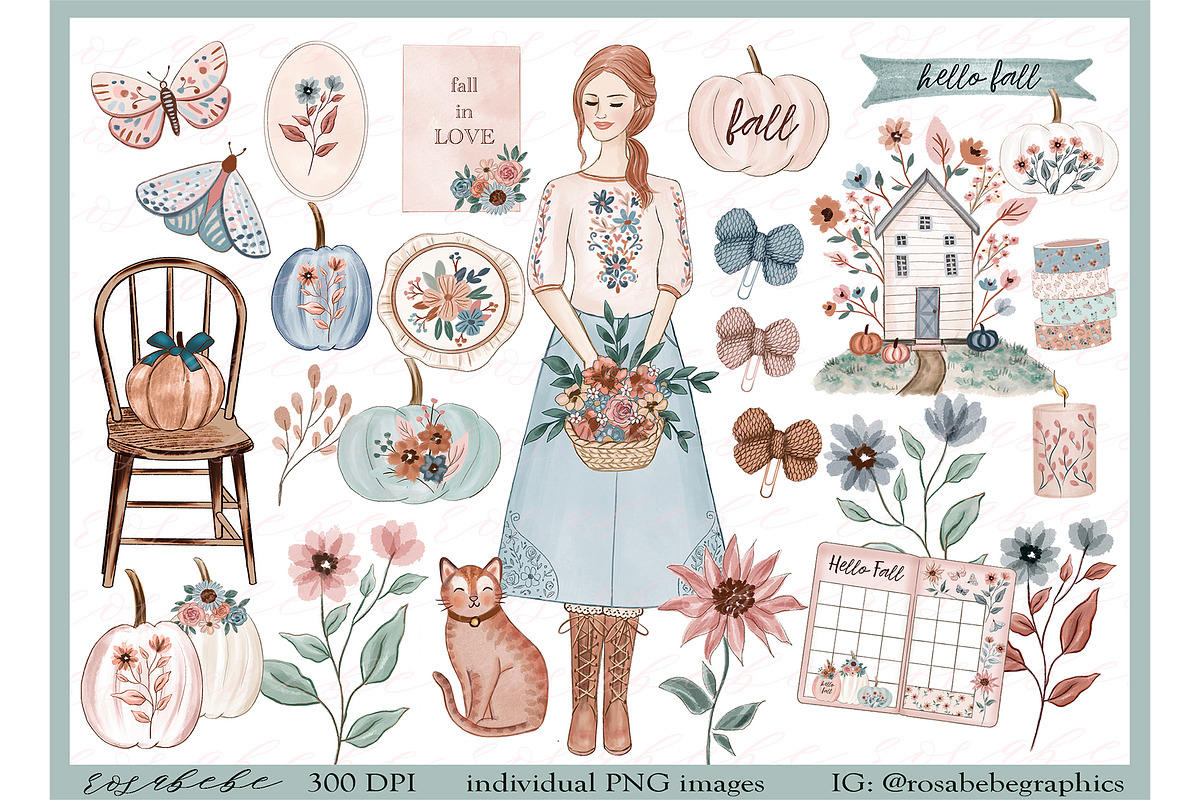 Floral Fall, a Graphic by Rosabebe (Photo 1 of 3)
