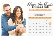 Save The Date Card, an Invitation Template by DGTouch (Thumbnail 2 of 3)