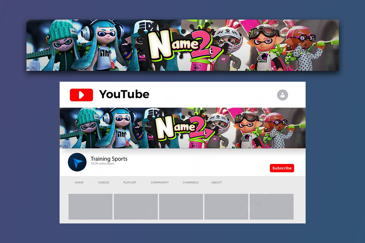 YouTube Gaming Banners Set 2, a Social Media Template by Lordsse (Photo 3 of 5)
