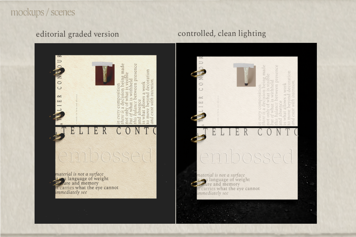 Luxury Branding Mockup Kit, a Product Mockup by Atelier Contour (Photo 7 of 22)