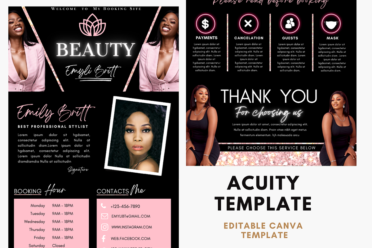 Acuity Scheduling Template, a Templates & Theme by TimCanvaTemplate (Photo 5 of 5)
