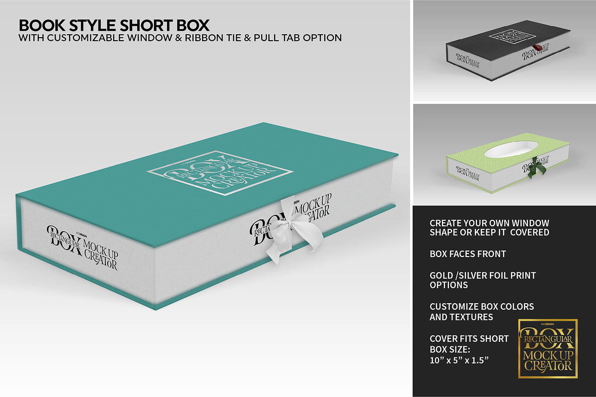 Rectangular Box Mock Up Creator, a Packaging Mockup by INCDesign (Photo 41 of 44)