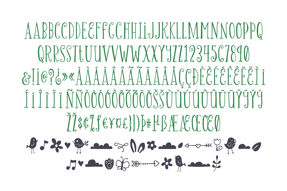 Chirp & Blossom Font preview 8