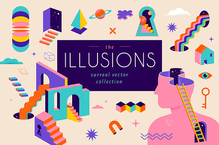 Illusions, Surreal collection, a Decorative Illustration by Marish