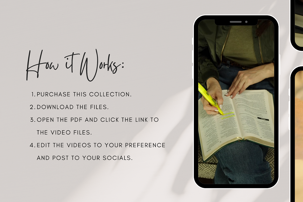 Faith: 10 Aesthetic Video Clips, a Social Media Template by sociallyswanky (Photo 3 of 5)