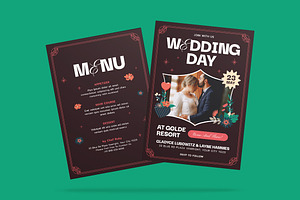 Creato Wedding Invitation Template, an Invitation Template by iDoodle Studio
