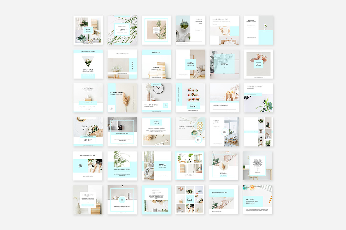Light CANVA Instagram Pack, a Social Media Template by Swiss_cube (Photo 8 of 8)