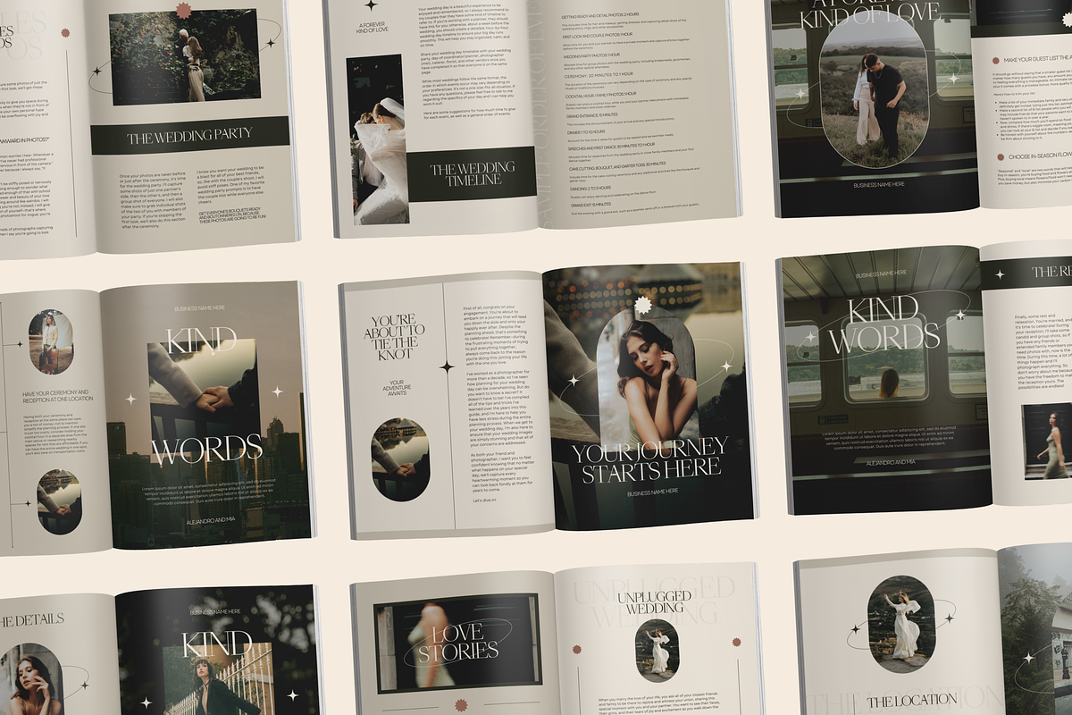 Wedding Photography Client Guide, a Marketing Template by Branding Babe Co. (Photo 2 of 9)