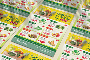 Supermarket Grocery Flyer Template