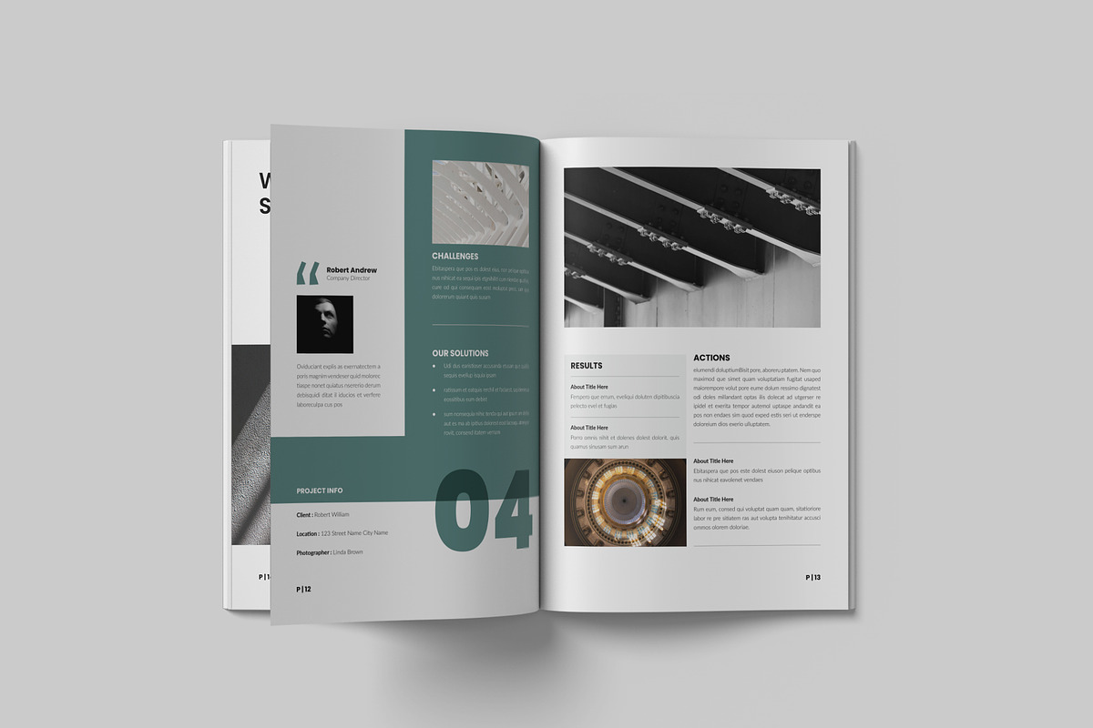 Case Study Canva Brochure Template, a Brochure Template by NorthPeak (Photo 7 of 10)