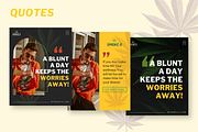 Smoke G | Cannabis Instagram Pack, a Social Media Template by byalikhan (Thumbnail 6 of 9)