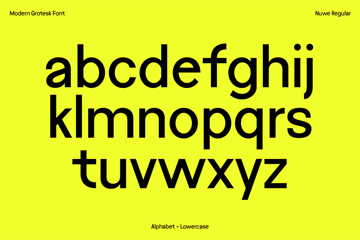 Nuwe Modern Grotesk Font, a Sans Serif Font by GRVS Studio (Photo 3 of 7)
