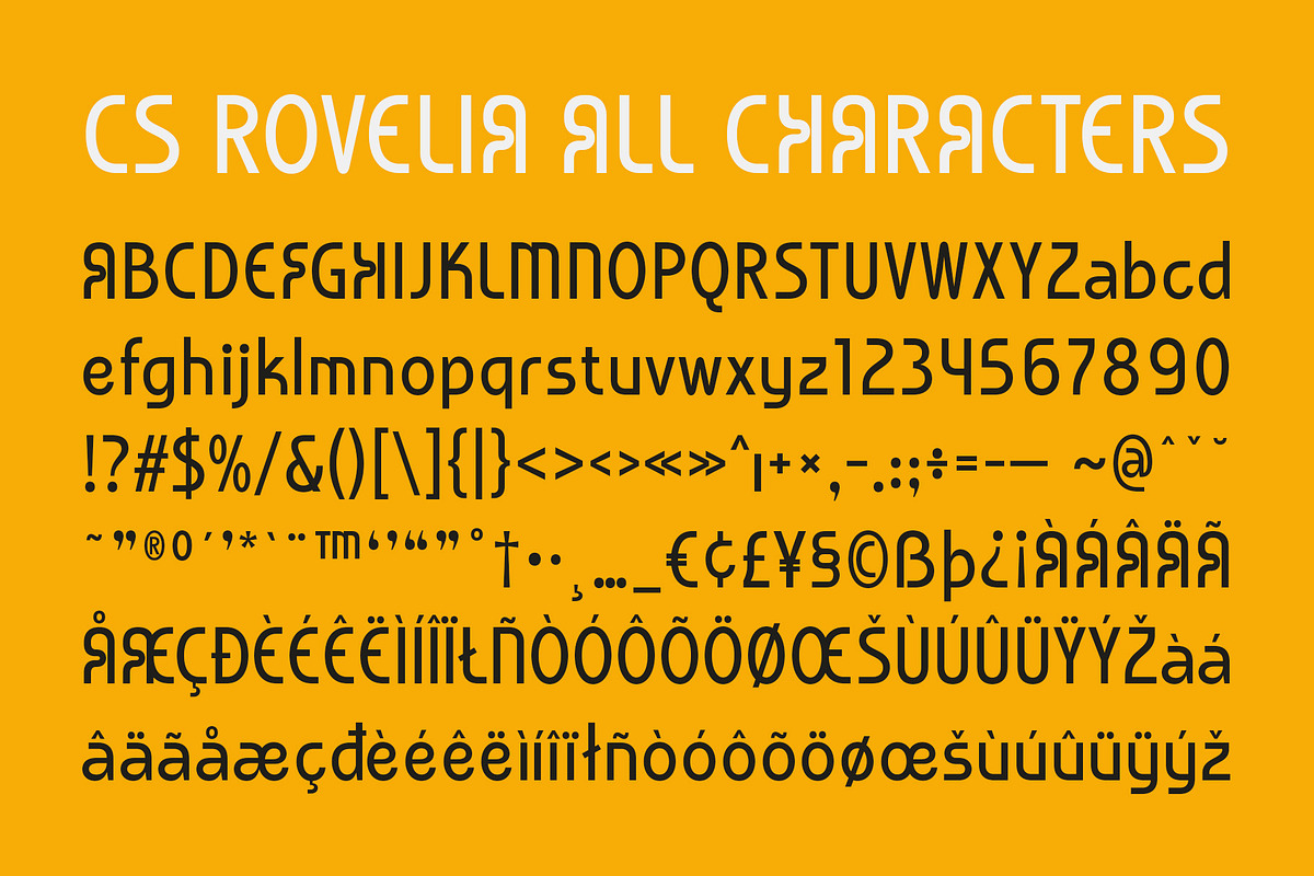 CS Rovelia – Modern Font, a Sans Serif Font by Craft Supply Co. (Photo 8 of 8)