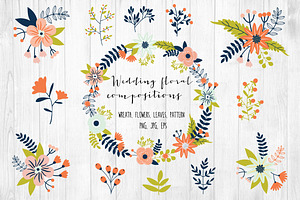 50% OFF Hand Sketched Floral Bundle