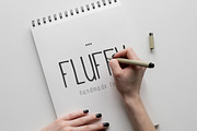Fluffy Font, a Handwritten Font by Alex Blogoodf (Thumbnail 2 of 6)