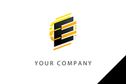 4 Modern Letter E logos, a Branding & Logo Template by HE Studio (Thumbnail 4 of 5)