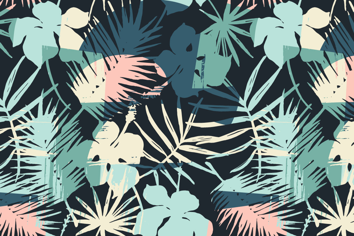 Sea & Palms. 6 seamless patterns., a Pattern Graphic by Nadia Grapes (Photo 7 of 7)