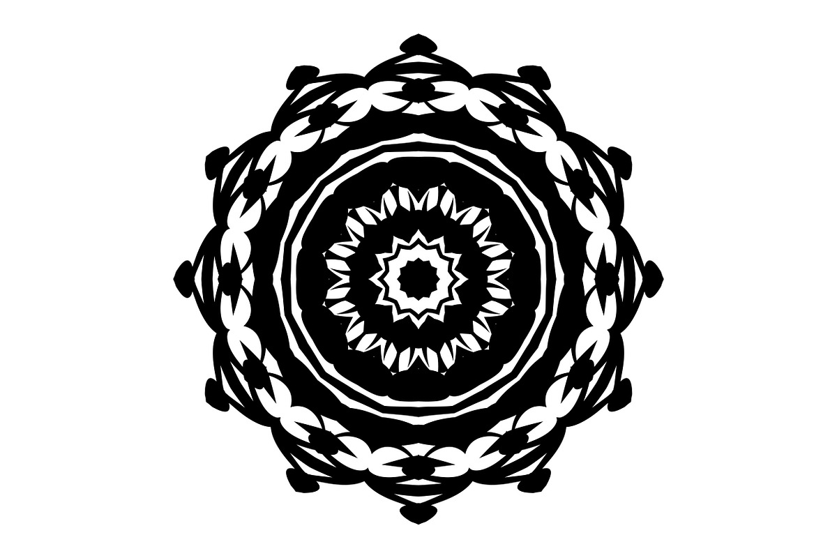 Artistic Mandala Vector Collection, a Decorative Illustration by NJ Himel (Photo 68 of 101)