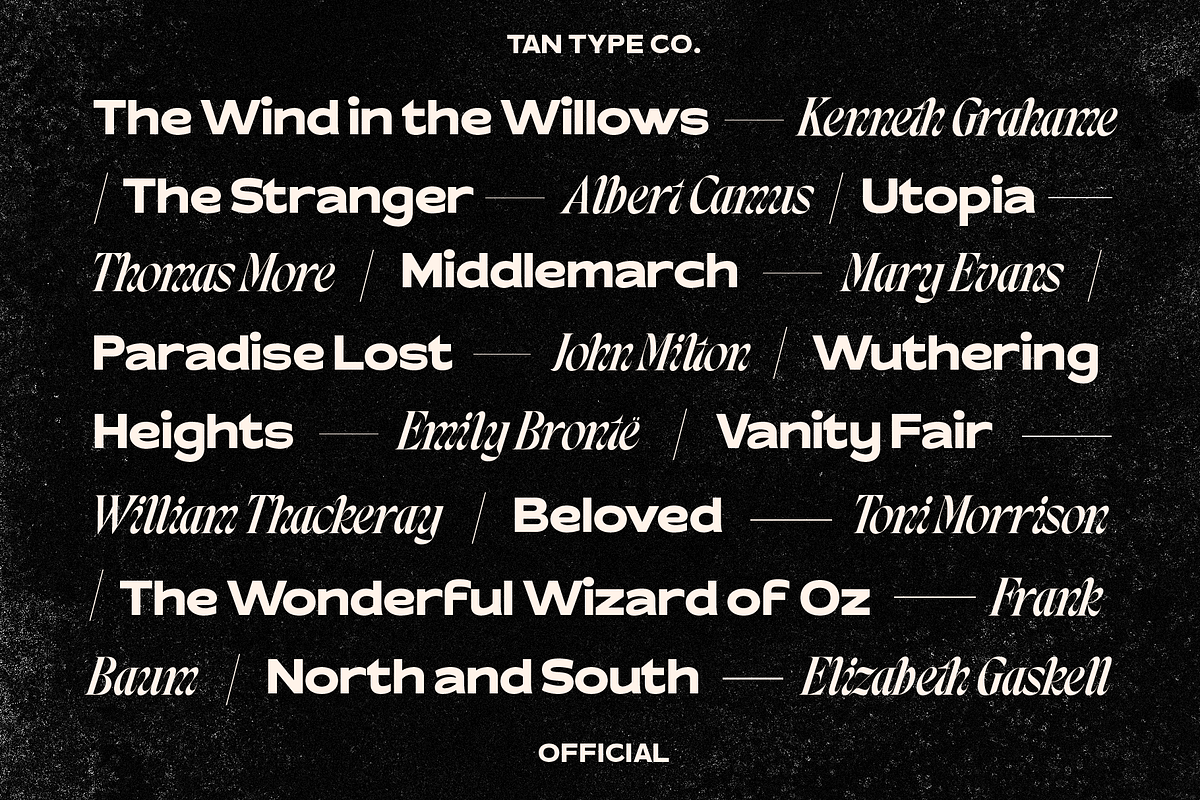 TAN - OFFICIAL, a Sans Serif Font by TanType (Photo 4 of 11)