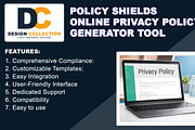 Online Privacy Policy Generator Tool, a Websites & App Template by Design Collection (Thumbnail 1 of 5)